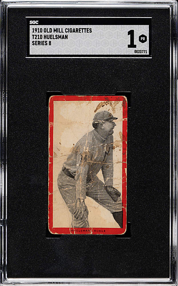1910 T210 Old Mill Tobacco "Series 8" Frank Huelsman SGC POOR 1