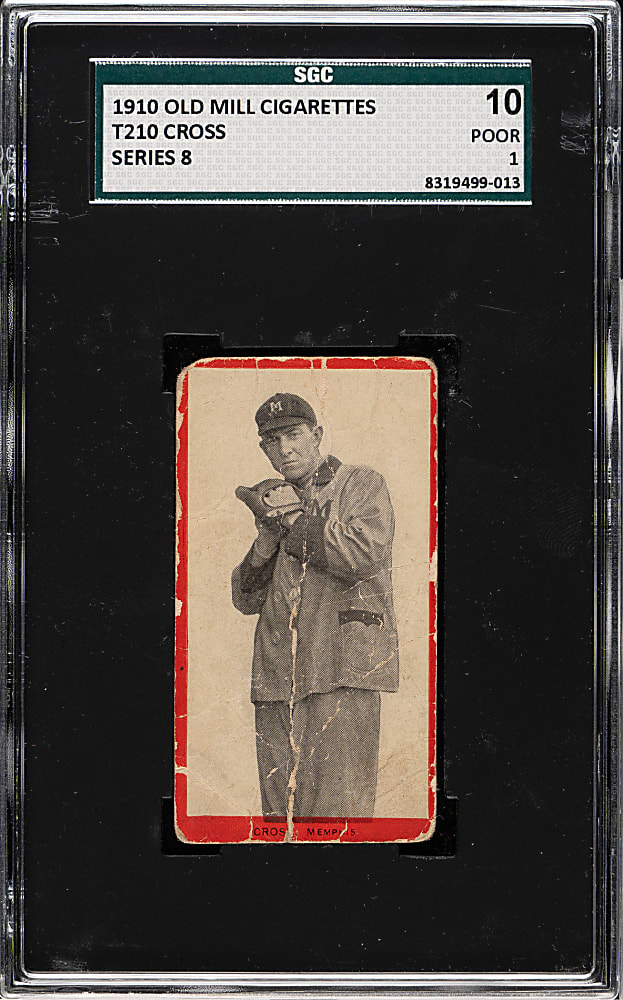1910 T210 Old Mill Tobacco "Series 8" Cross SGC POOR 10