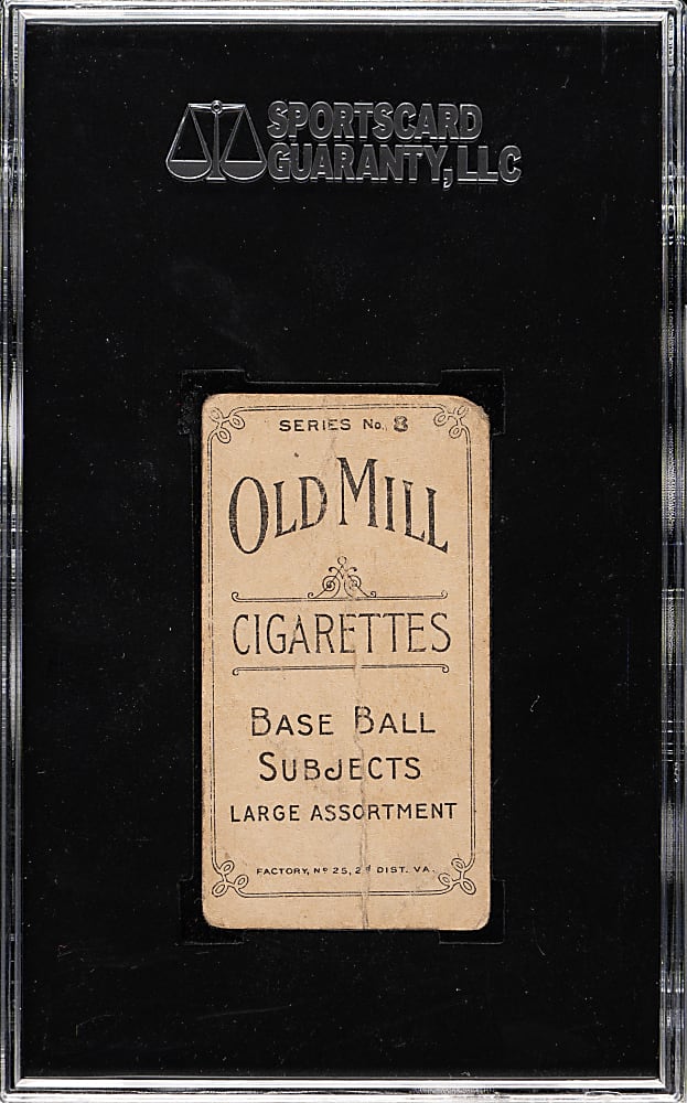 1910 T210 Old Mill Tobacco "Series 8" Cross SGC POOR 10