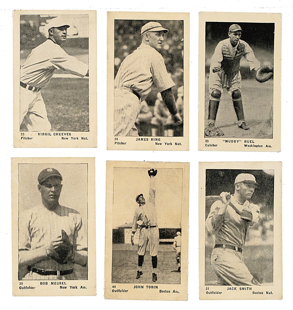 1927 E126 American Caramel "Series of 60" Collection (6)