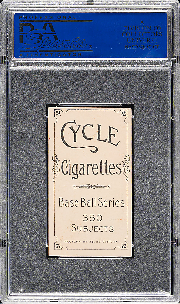 1909-1911 T206 White Border Bill Chappelle PSA EX 5 - Cycle 350 Back