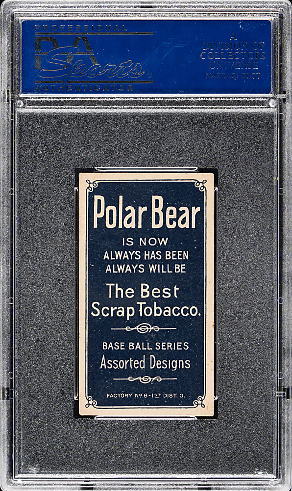 1909-1911 T206 White Border Jimmy Jackson PSA EX 5 - Polar Bear Back