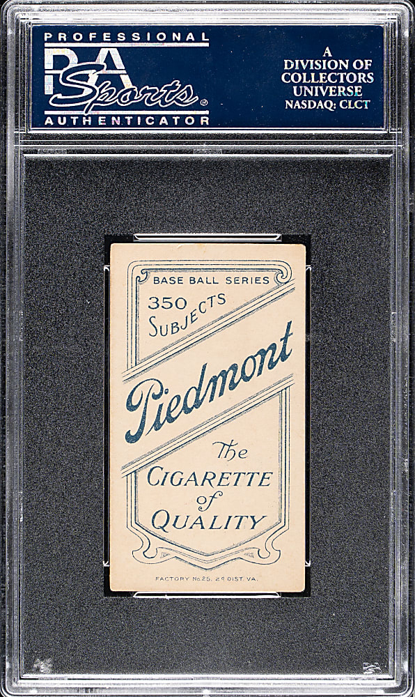 1909-1911 T206 White Border Charlie Rhodes PSA EX 5