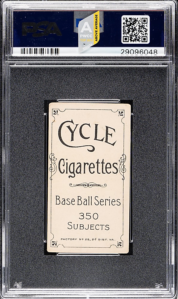 1909-1911 T206 White Border Harry Krause Portrait PSA VG+ 3.5 - Cycle 350 Back (Charles Bray Collection)