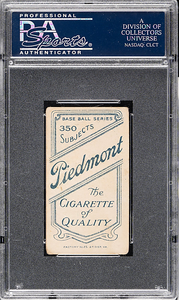 1909-1911 T206 White Border Rube Marquard Portrait PSA VG+ 3.5