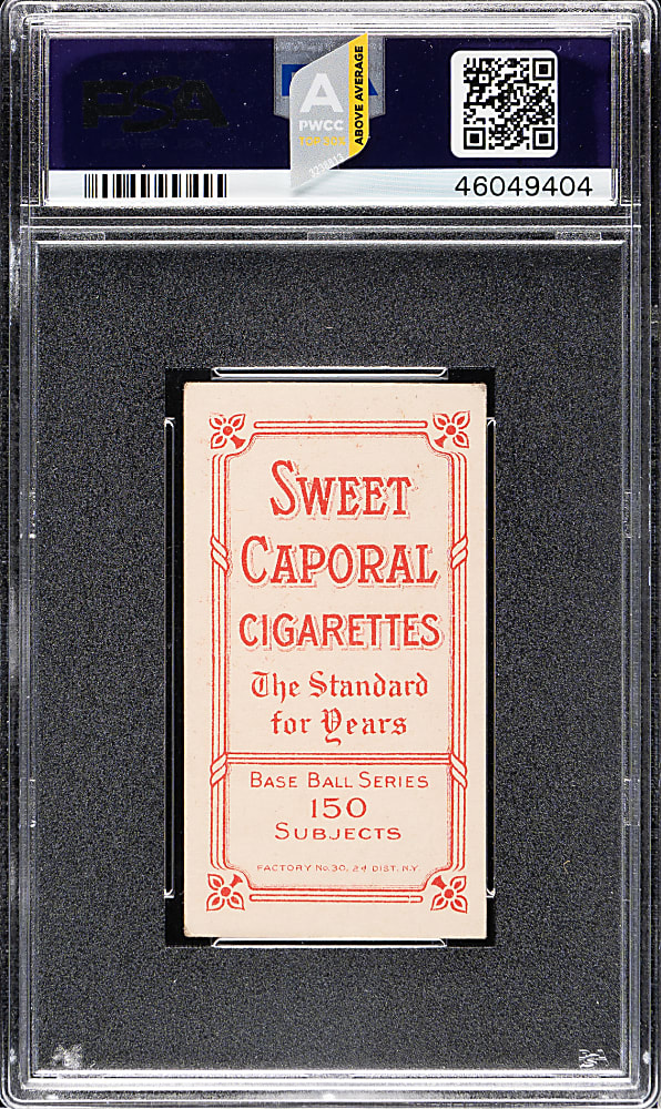 1909-1911 T206 White Border Al Bridwell Portrait No Cap PSA EX+ 5.5