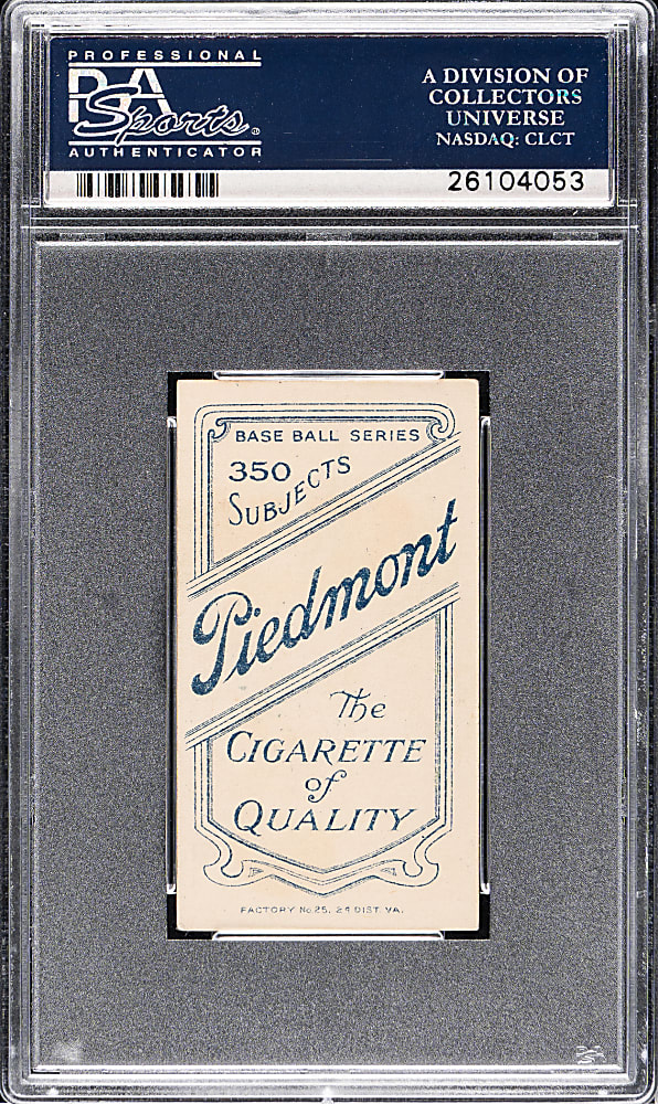 1909-1911 T206 White Border John Titus PSA EX+ 5.5