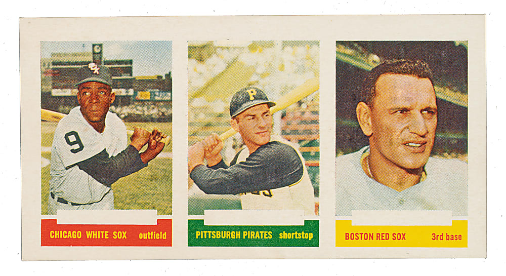1961 Bazooka Panel Proof #7/8/9 Minnie Minoso/Groat/Malzone