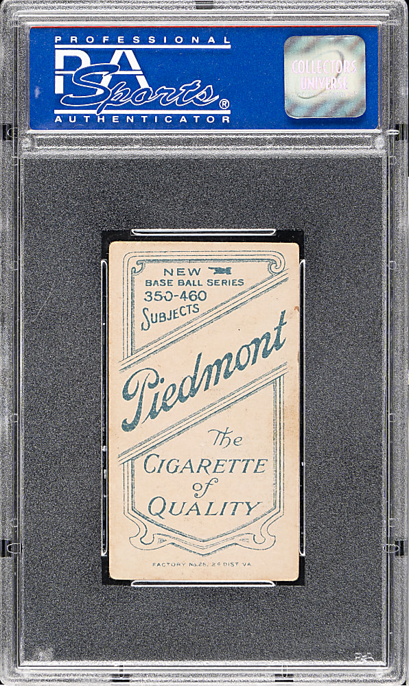1909-1911 T206 White Border Frank Chance Yellow Background PSA VG 3