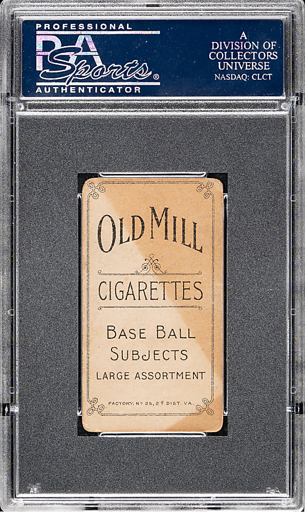 1909-1911 T206 White Border Dick Egan PSA POOR 1 - Old Mill Back
