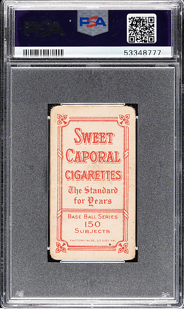 1909-1911 T206 White Border Fred Clarke Holding Bat PSA POOR 1