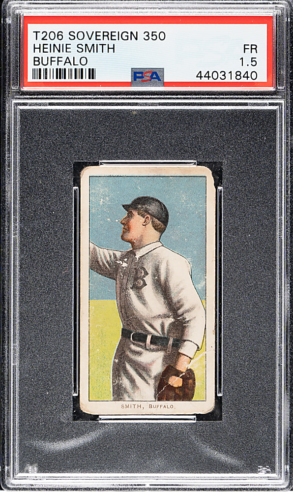 1909-1911 T206 White Border Heinie Smith PSA FAIR 1.5 - Sovereign 350 Back