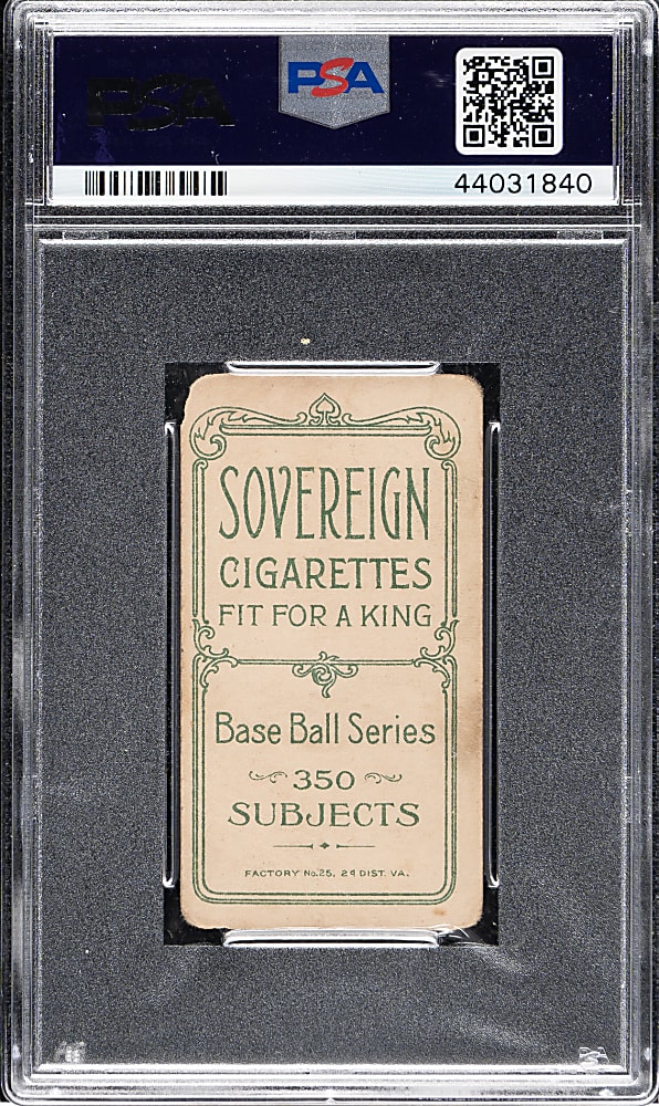1909-1911 T206 White Border Heinie Smith PSA FAIR 1.5 - Sovereign 350 Back