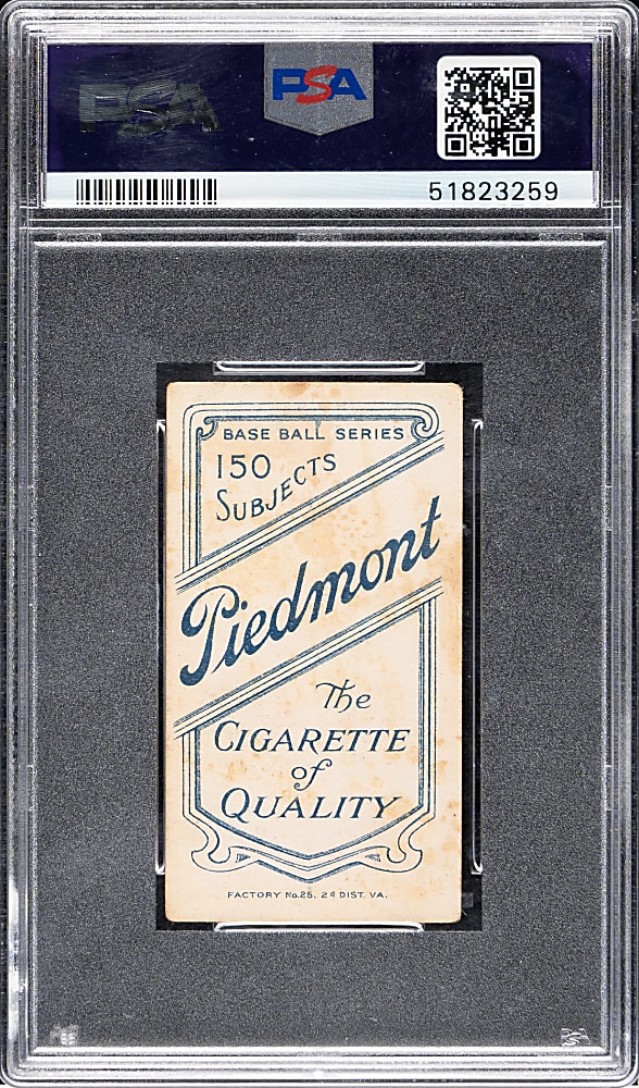1909-1911 T206 White Border Bobby Wallace PSA GOOD 2