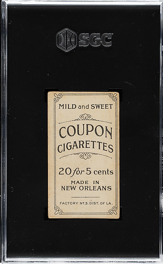 1914 T213 Coupon Cigarettes (Type 2) George Mullin Newark SGC GOOD 2