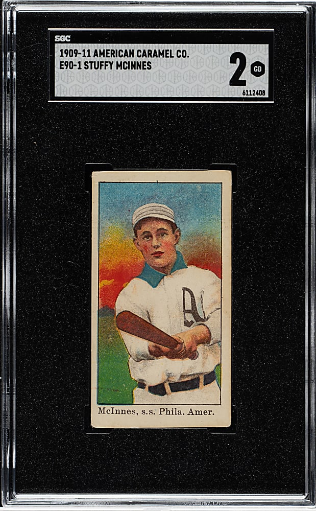 1909-1911 E90-1 American Caramel Stuffy McInnes SGC GOOD 2