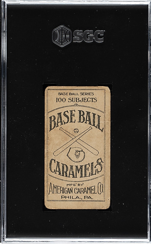 1909-1911 E90-1 American Caramel Tommy Leach Throwing SGC GOOD+ 2.5