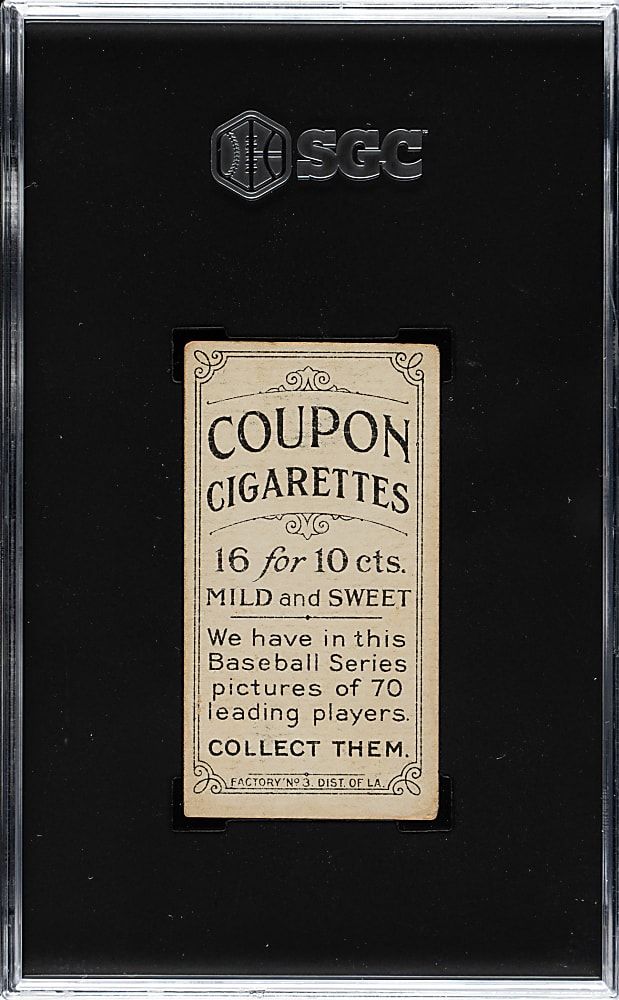 1919 T213 Coupon Cigarettes (Type 3) Kid Elberfeld Brooklyn SGC VG 3