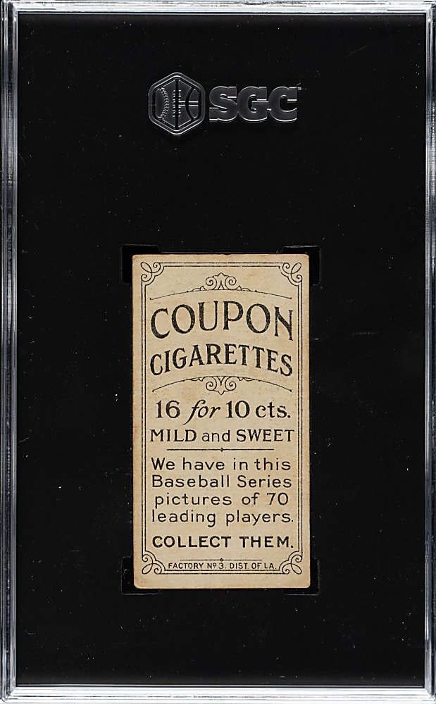 1919 T213 Coupon Cigarettes (Type 3) Mike Mowrey SGC VG 3