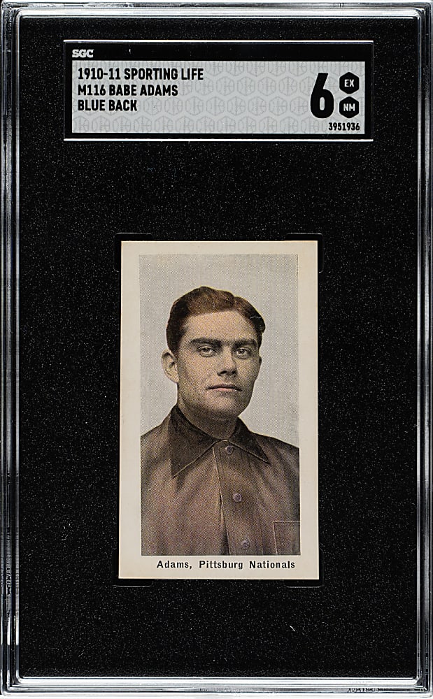 1910-1911 M116 Sporting Life Babe Adams SGC EX/NM 6
