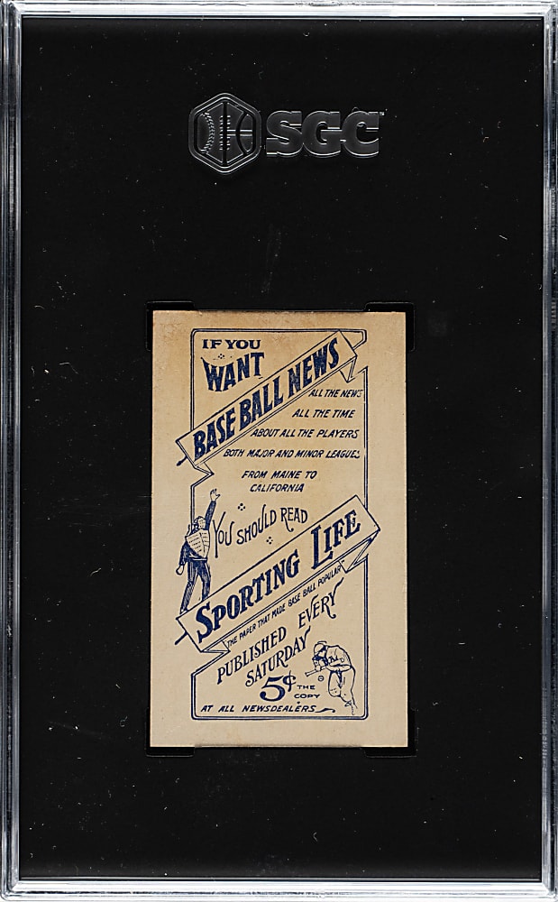 1910-1911 M116 Sporting Life Babe Adams SGC EX/NM 6