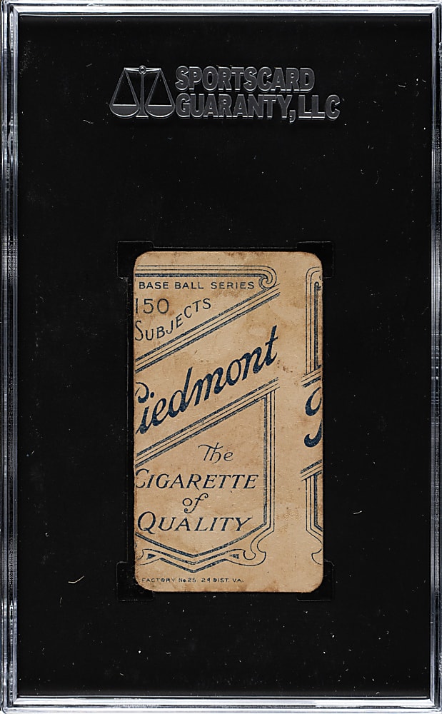 1909-1911 T206 White Border George Bell Hands Above Head SGC POOR 1 - Parts of Two Backs Showing!