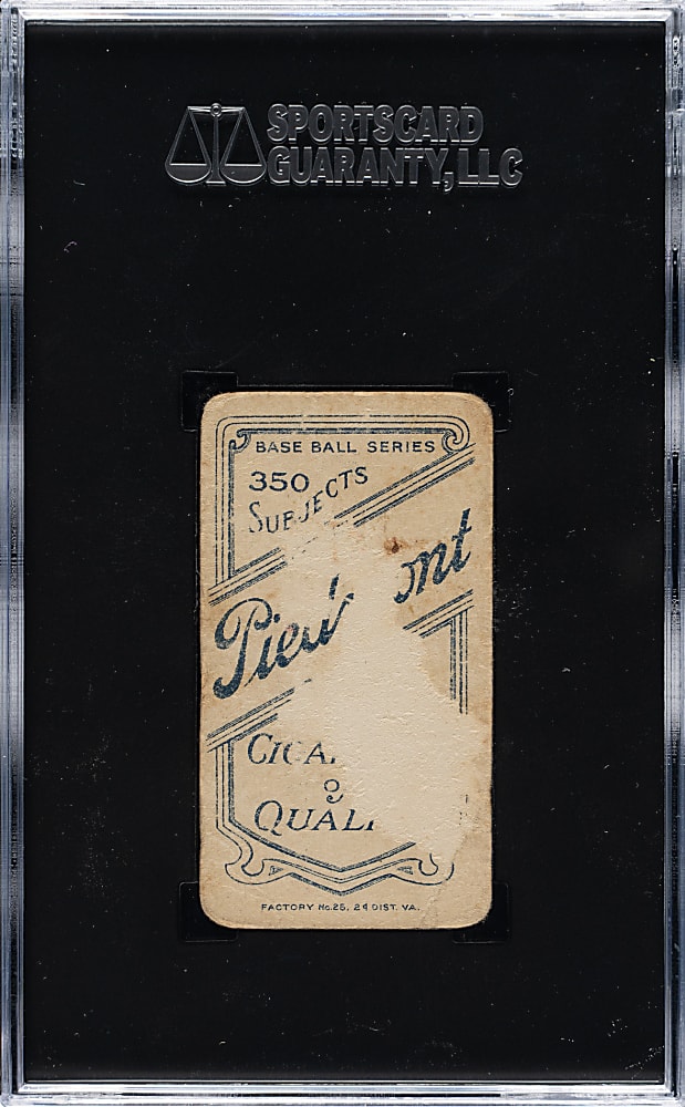 1909-1911 T206 White Border Heinie Smith SGC POOR 1
