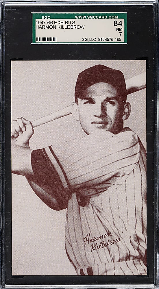1947-1966 Exhibits Harmon Killebrew Batting SGC NM 84