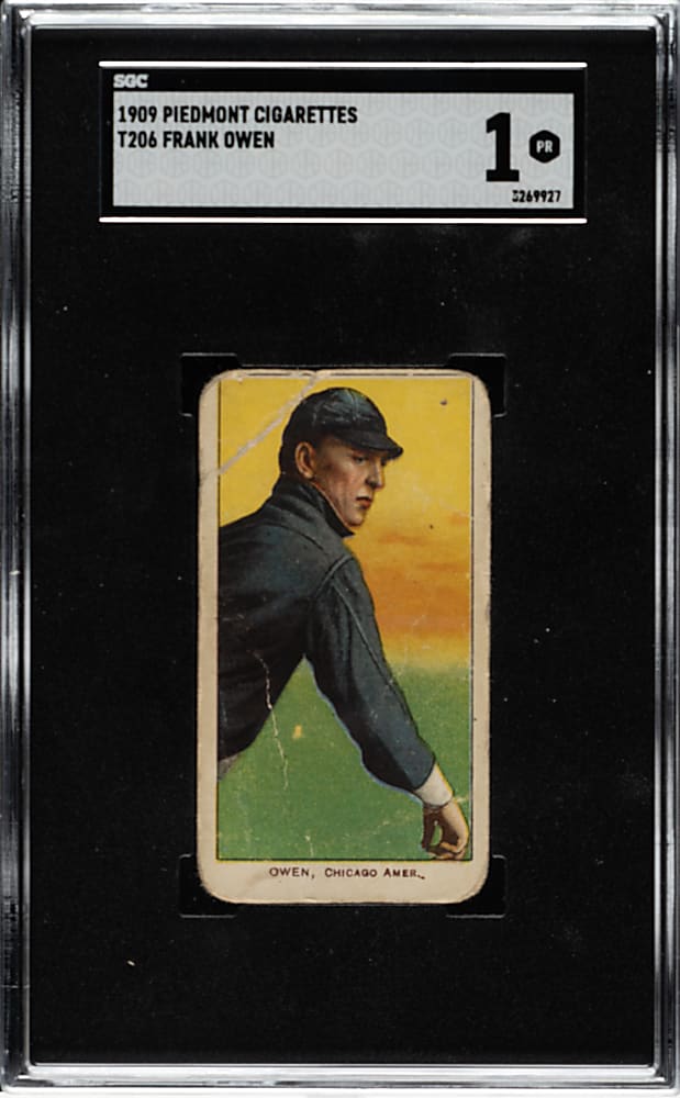 1909-1911 T206 White Border Owen Wilson SGC POOR 1