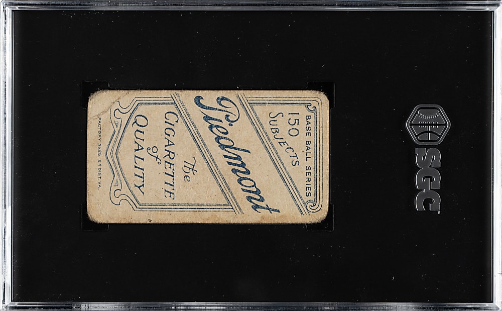 1909-1911 T206 White Border Barney Pelty Horizontal SGC POOR 1
