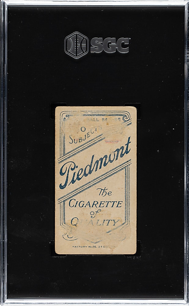 1909-1911 T206 White Border Heinie Zimmerman SGC POOR 1
