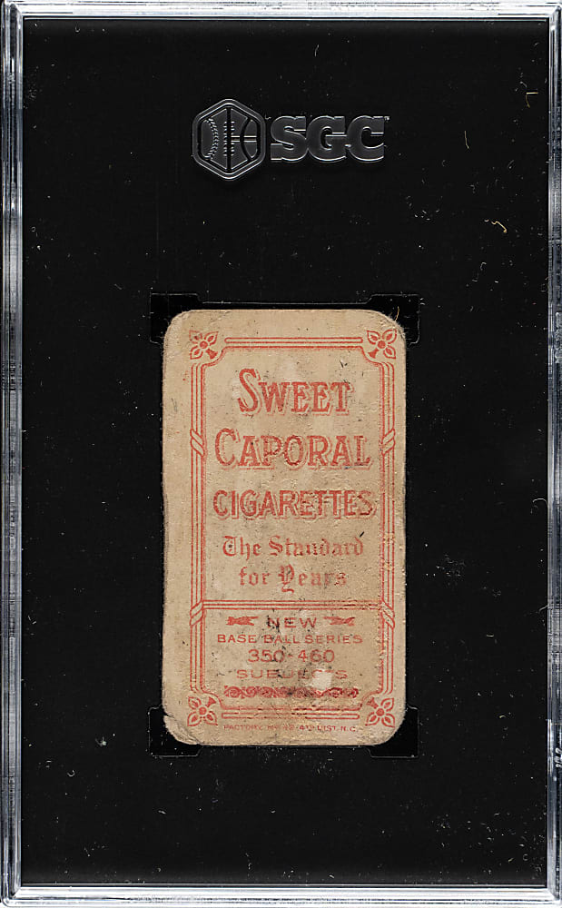 1909-1911 T206 White Border John McGraw Portrait with Cap SGC POOR 1