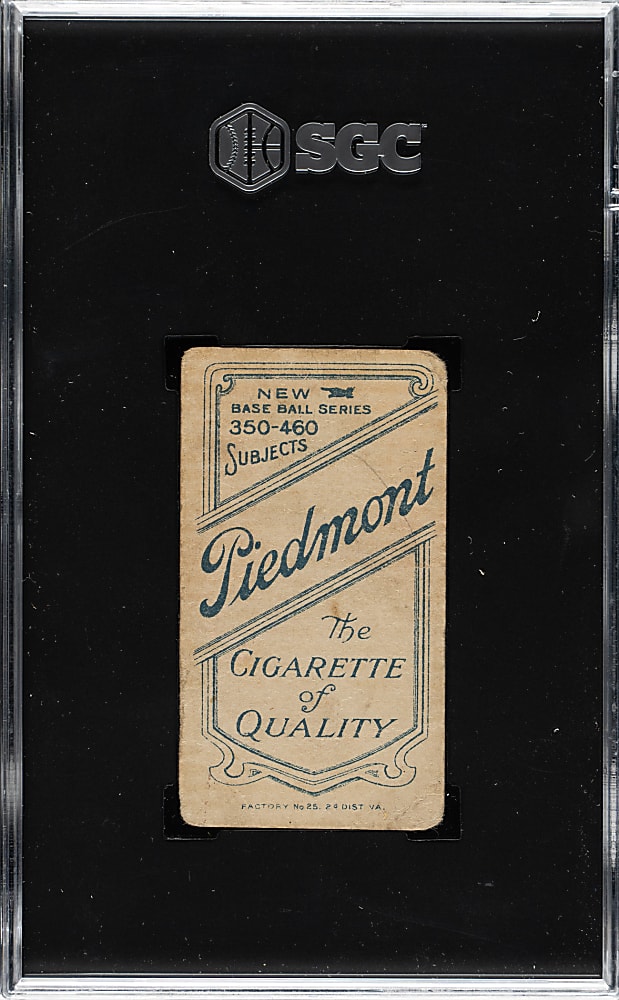 1909-1911 T206 White Border Doc Crandall Portrait with Cap SGC POOR 1