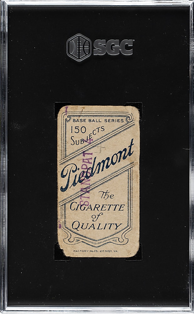 1909-1911 T206 White Border Fred Tenney SGC POOR 1