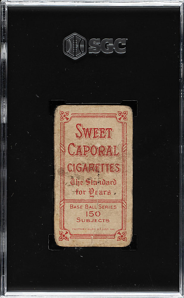 1909-1911 T206 White Border Charley O'Leary Portrait SGC POOR 1