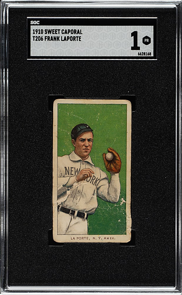 1909-1911 T206 White Border Frank LaPorte SGC POOR 1