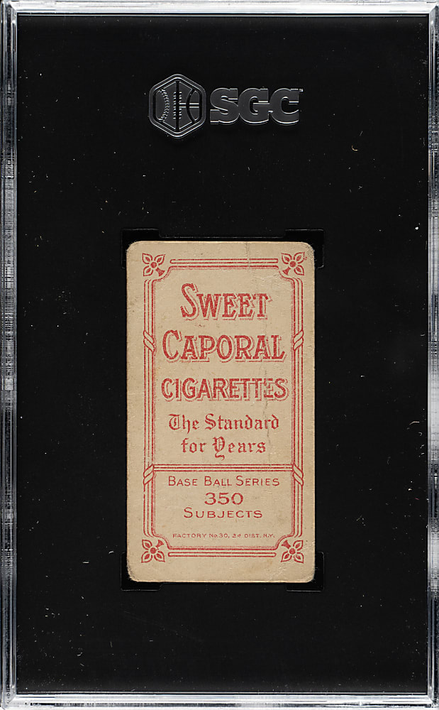 1909-1911 T206 White Border Neal Ball New York SGC POOR 1
