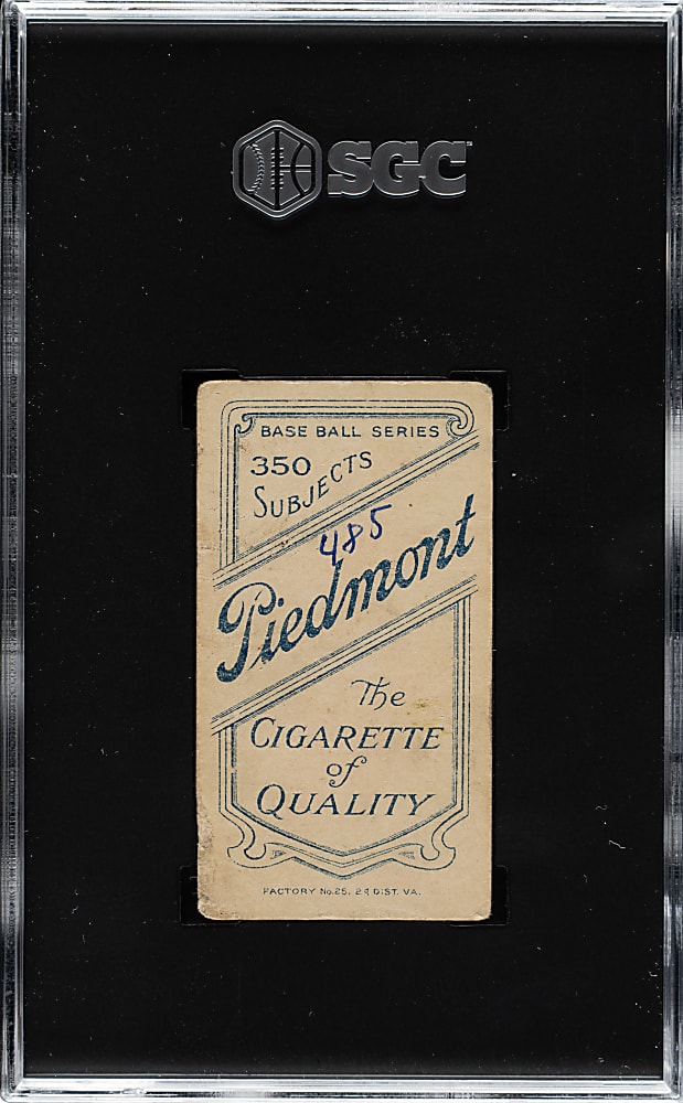 1909-1911 T206 White Border Dutch Jordan Southern Leaguer SGC POOR 1