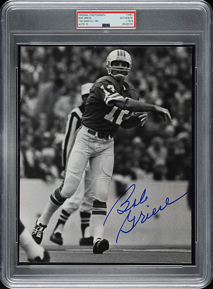 Circa 1974 Bob Griese Signed Original Photograph PSA/DNA Type I