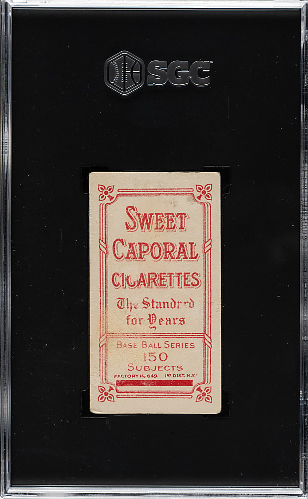 1909-1911 T206 White Border Whitey Alperman SGC FAIR 1.5