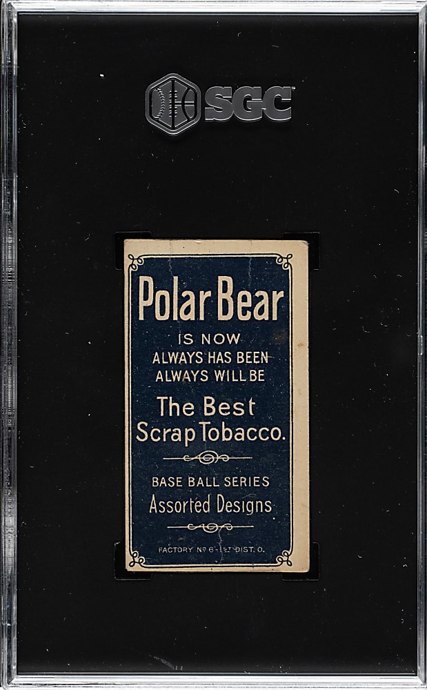 1909-1911 T206 White Border Doc White Pitching SGC FAIR 1.5 - Polar Bear Back