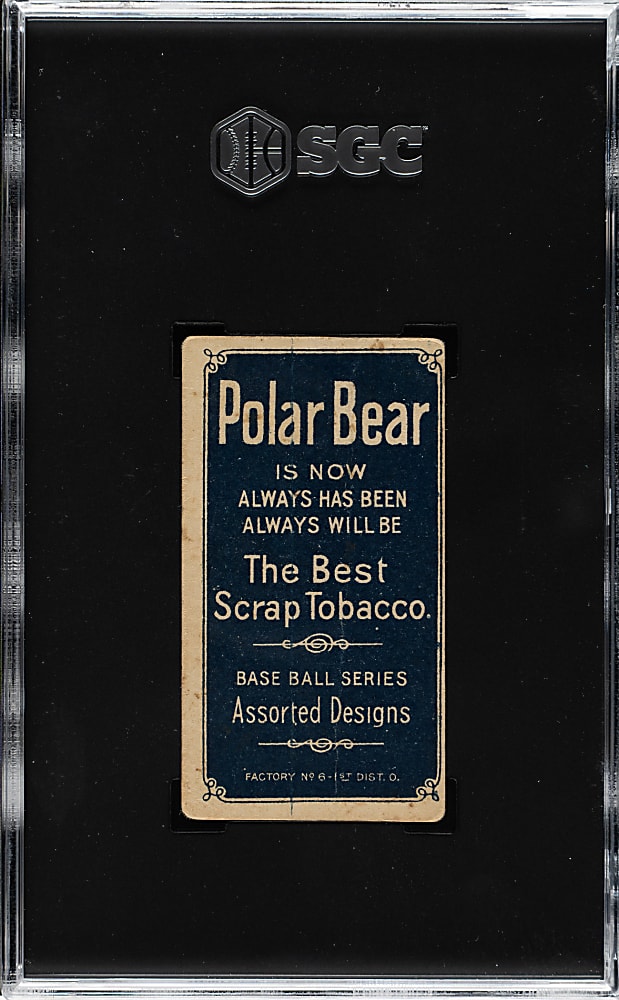 1909-1911 T206 White Border Jim Scott SGC FAIR 1.5 - Polar Bear Back