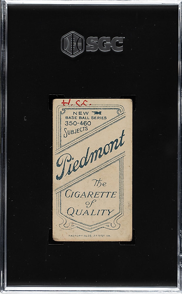 1909-1911 T206 White Border Fred Payne SGC FAIR 1.5