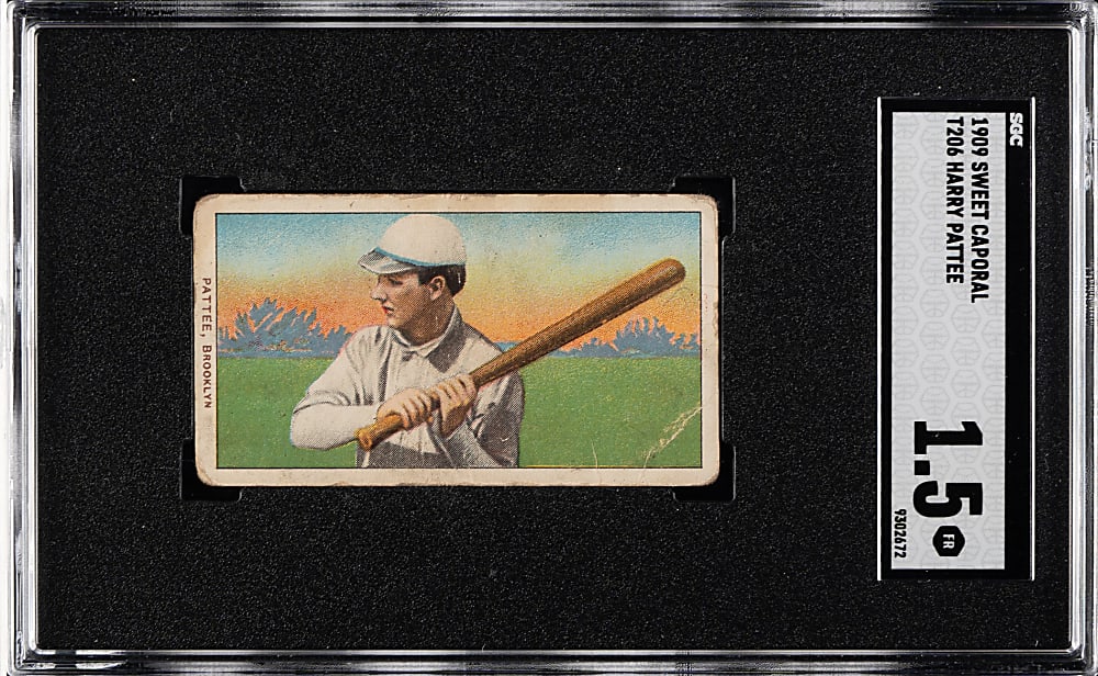 1909-1911 T206 White Border Harry Pattee SGC FAIR 1.5
