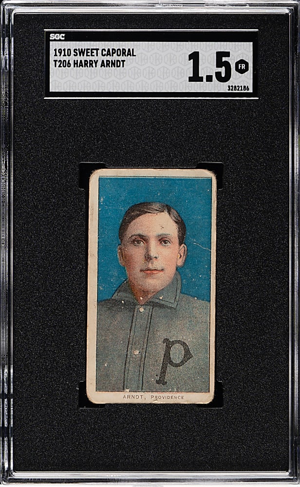 1909-1911 T206 White Border Harry Arndt SGC FAIR 1.5