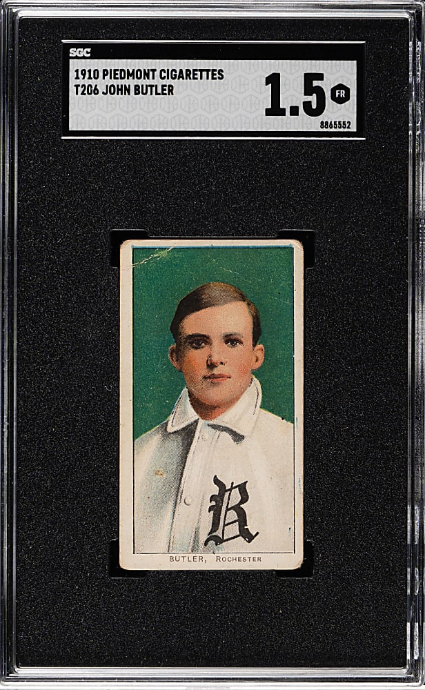 1909-1911 T206 White Border John Butler SGC FAIR 1.5