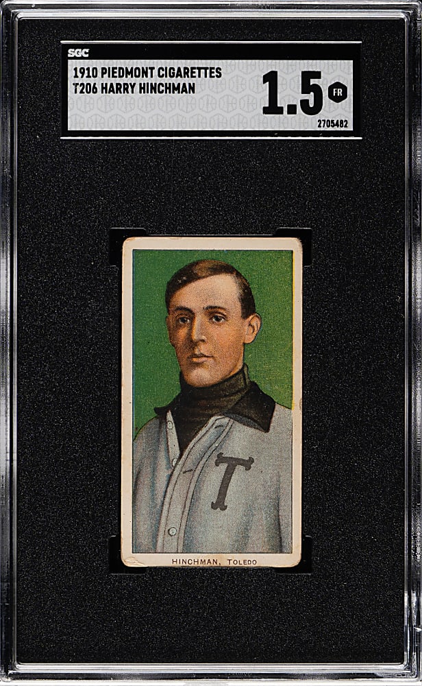1909-1911 T206 White Border Harry Hinchman SGC FAIR 1.5