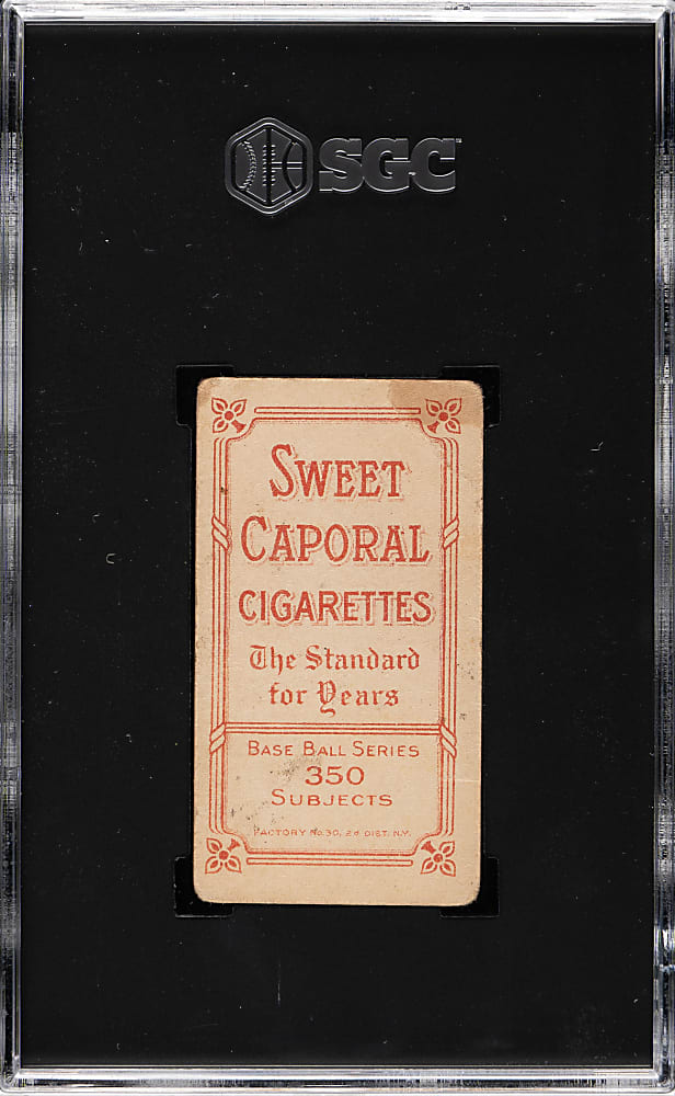 1909-1911 T206 White Border Dick Rudolph SGC FAIR 1.5