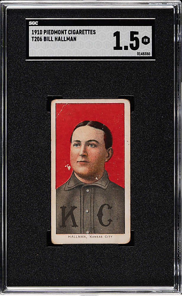 1909-1911 T206 White Border Bill Hallman SGC FAIR 1.5