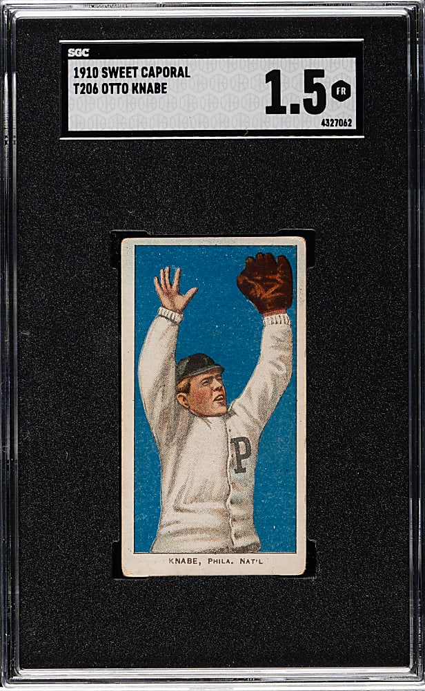 1909-1911 T206 White Border Otto Knabe SGC FAIR 1.5